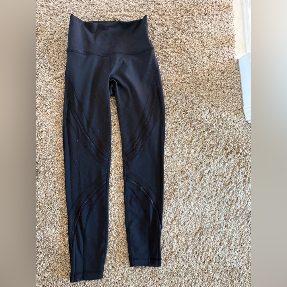 Lululemon Diagonal Mesh Leggings